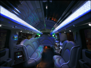 Black Hummer Interior (Prom Car Hire)