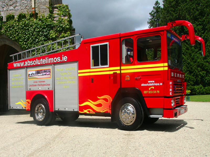 Fire Engine Limousine Hire for Prom