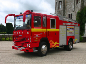 Fire Engine Limousine for Prom