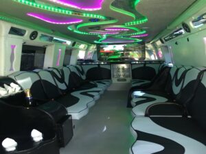 Party Bus Interior for Prom