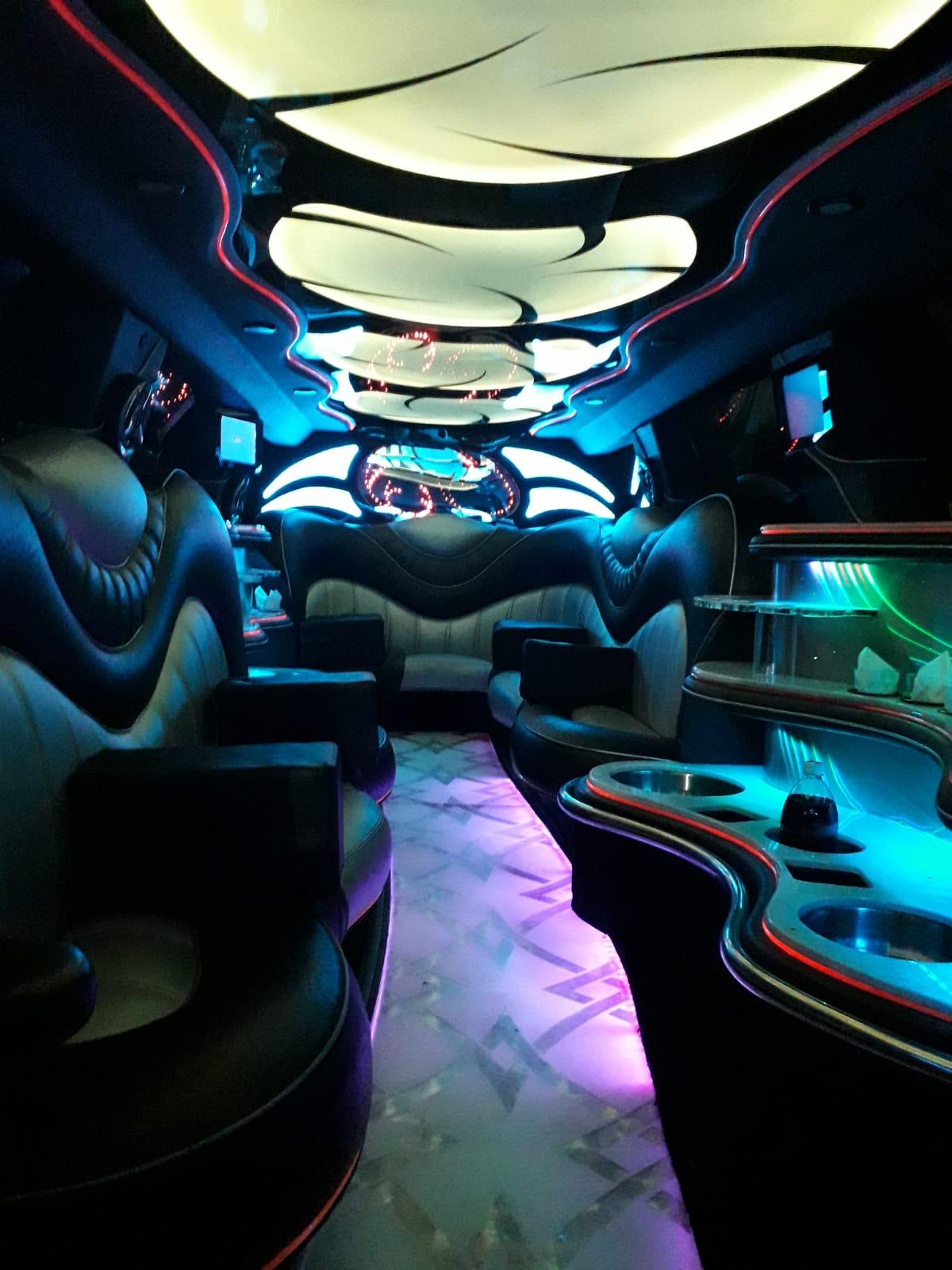 Prom Party Bus Limousine Interior