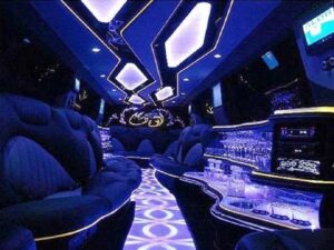 audi limousine interior for Prom Car Hire